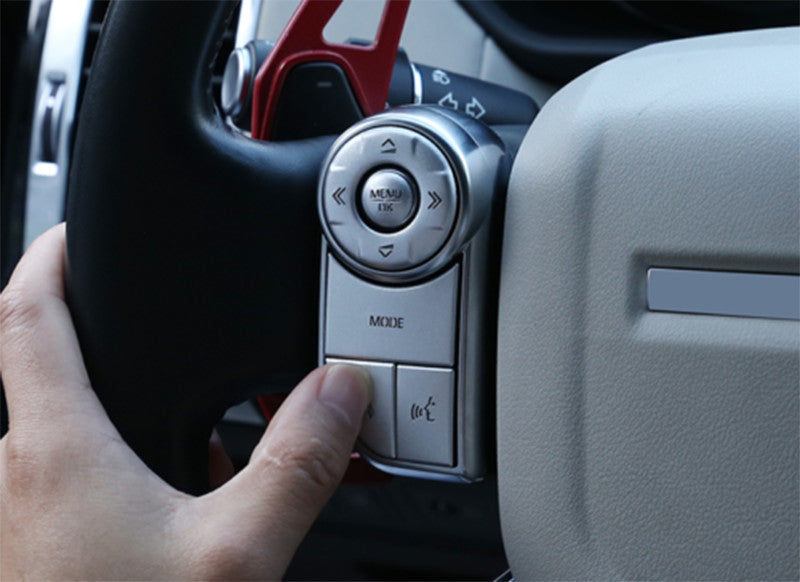 9P for Land Rover Range Sport 2014-17 Car Inner Steering Wheel Button Cover Trim