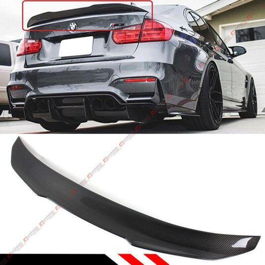 Suitable for 2015-18 for BMW F80 M3 12-18 F30 carbon fiber PSM Duckbill Trunk Spoiler Wing