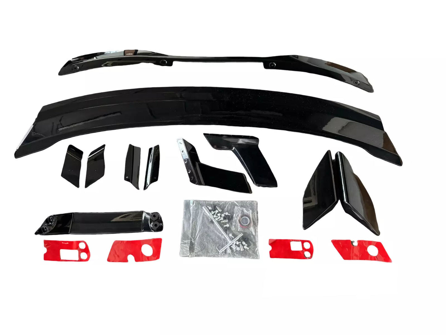 Rear Spoiler For 2024-2025 for Ford for Mustang DH Performance W/Gurney Flap-Gloss Black