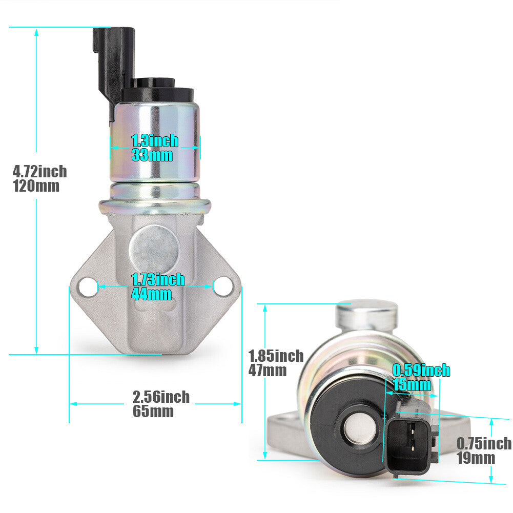 One idle speed air control valve IAC 18137-77E00, new for Suzuki Esteem Sidekick.
