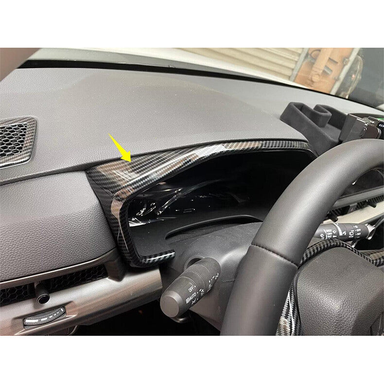 for Honda CR-V 2023-2024 Carbon Fiber Car Trim Console Dash Panel Frame Cover