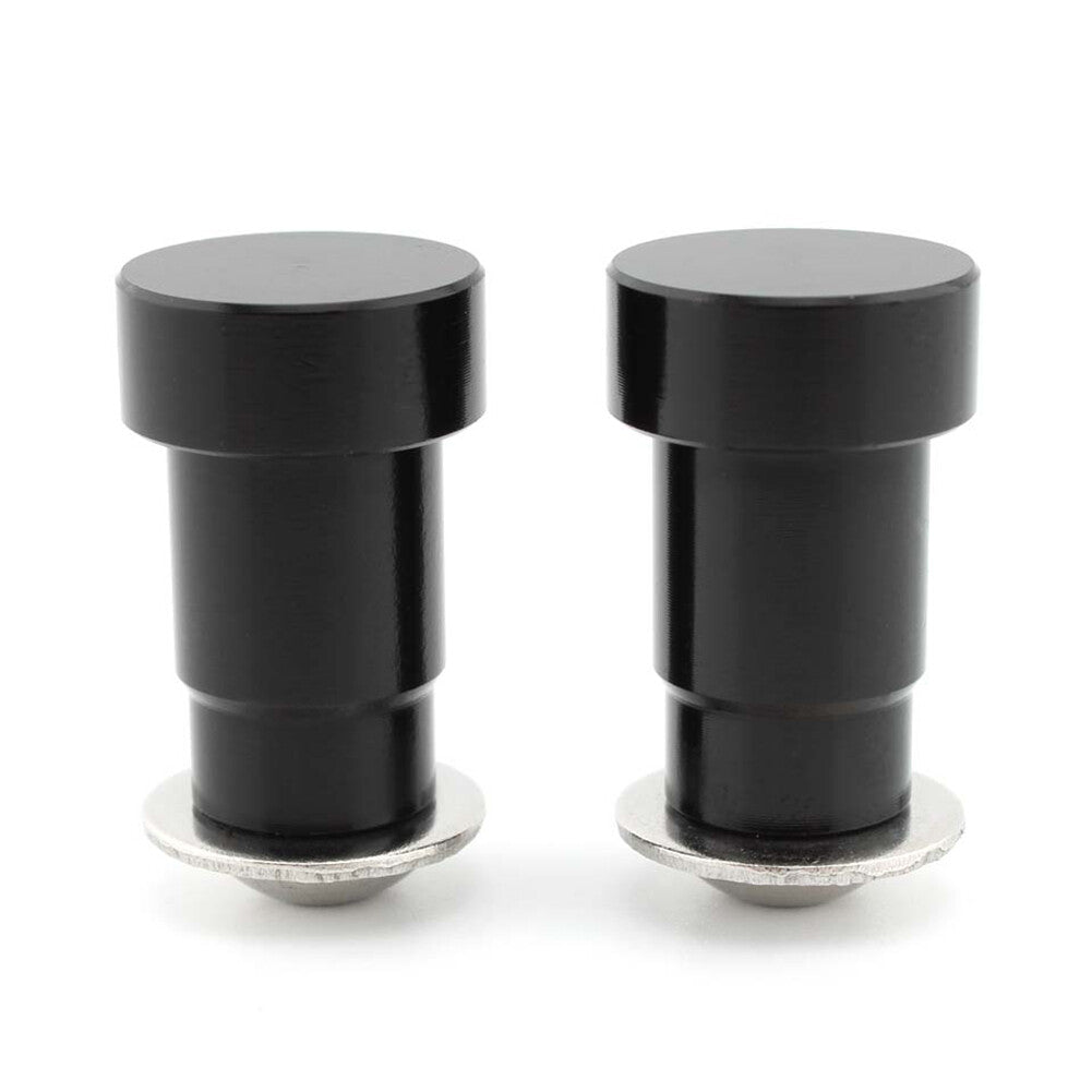 For Thruxton Aluminum Black Motor Pair CNC Mirror Hole Caps Cover UK