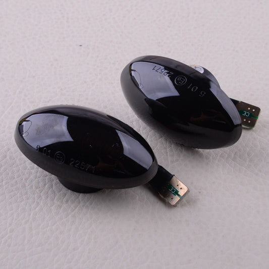 ABS Black LED Side Marker Fender Light Indicator Fit for Mini Cooper R50 R52 R53