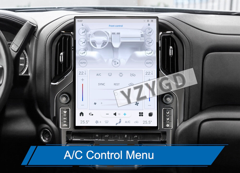for Chevrolet Silverado for GMC for Sierra 2019-2023 Android Car Radio Carplay Screen
