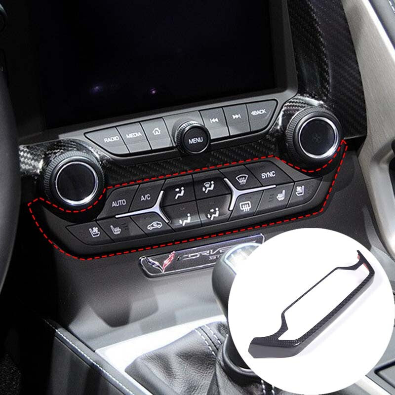 Carbon fiber interior window A-pillar decals suitable for Toyota Tacoma 2011-2015.
