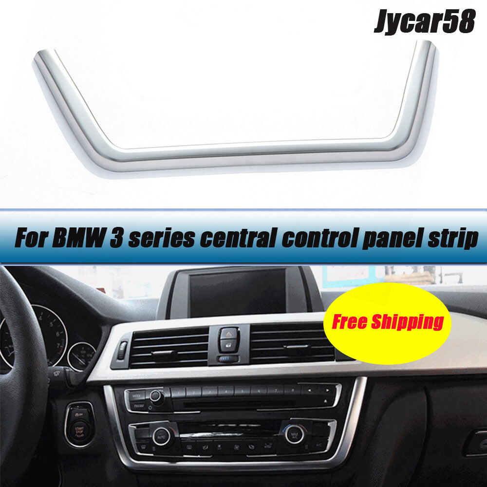 Chrome Center Control Panel Frame Trim Cover for BMW 3 4 Series 3GT F30 13-19