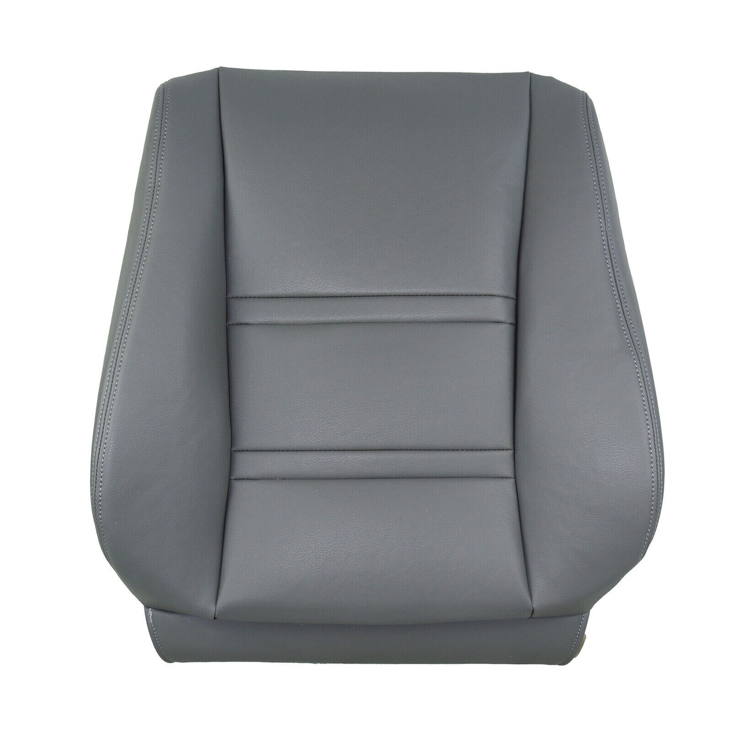 for Toyota for Land Cruiser 1990-97 4PCS Leather Driver  Passenger for Seat Covers Gray