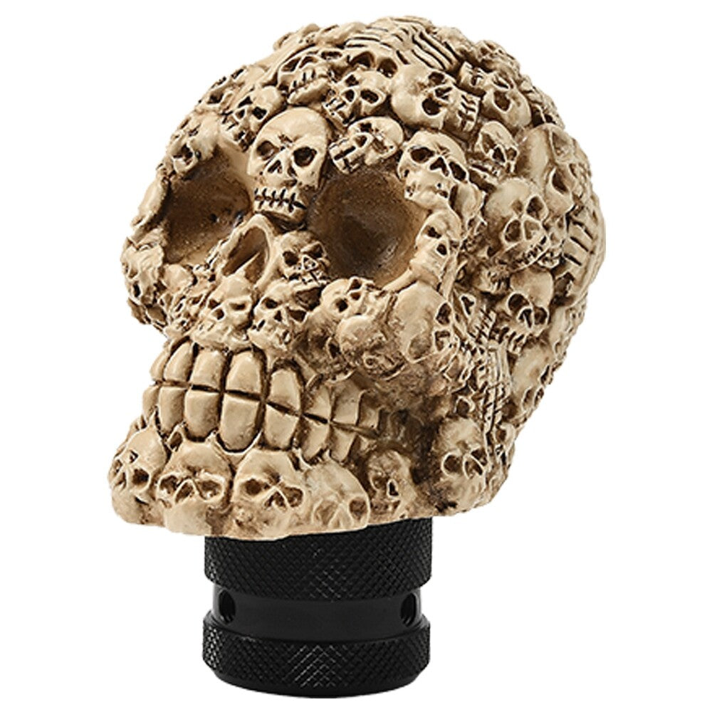 Universal Skull Gear Shifter Skeleton Car Modified Manual Gear Shift Knob Beige