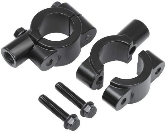 Universal Motorcycle 7/8 Handlebar 10mm Mirror Mount Bracket Clamp Adapter New