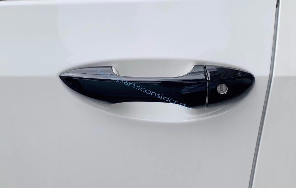 for Toyota for Corolla 14-19 Glossy Black Exterior Side Door Handle Cover Trim 8X