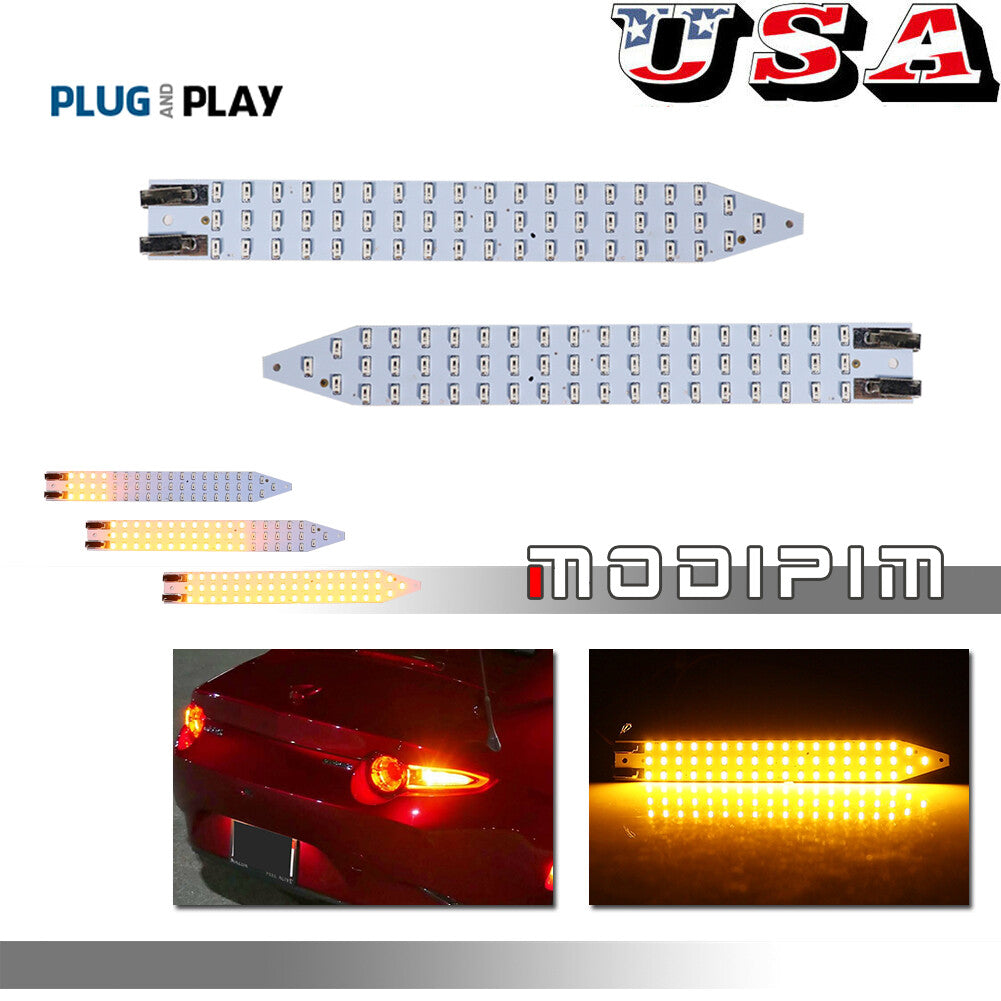 Suitable for 2016-2022 for Mazda MX-5 ND Sequential LED Flashing Turn Signal Kit in Amber