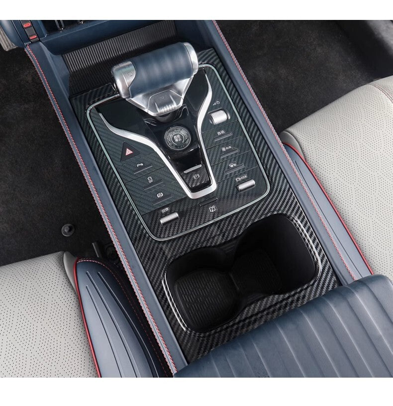 for BYD Atto 3 2023 Accessories Car Central Control Shift Box Panel Trim Cover