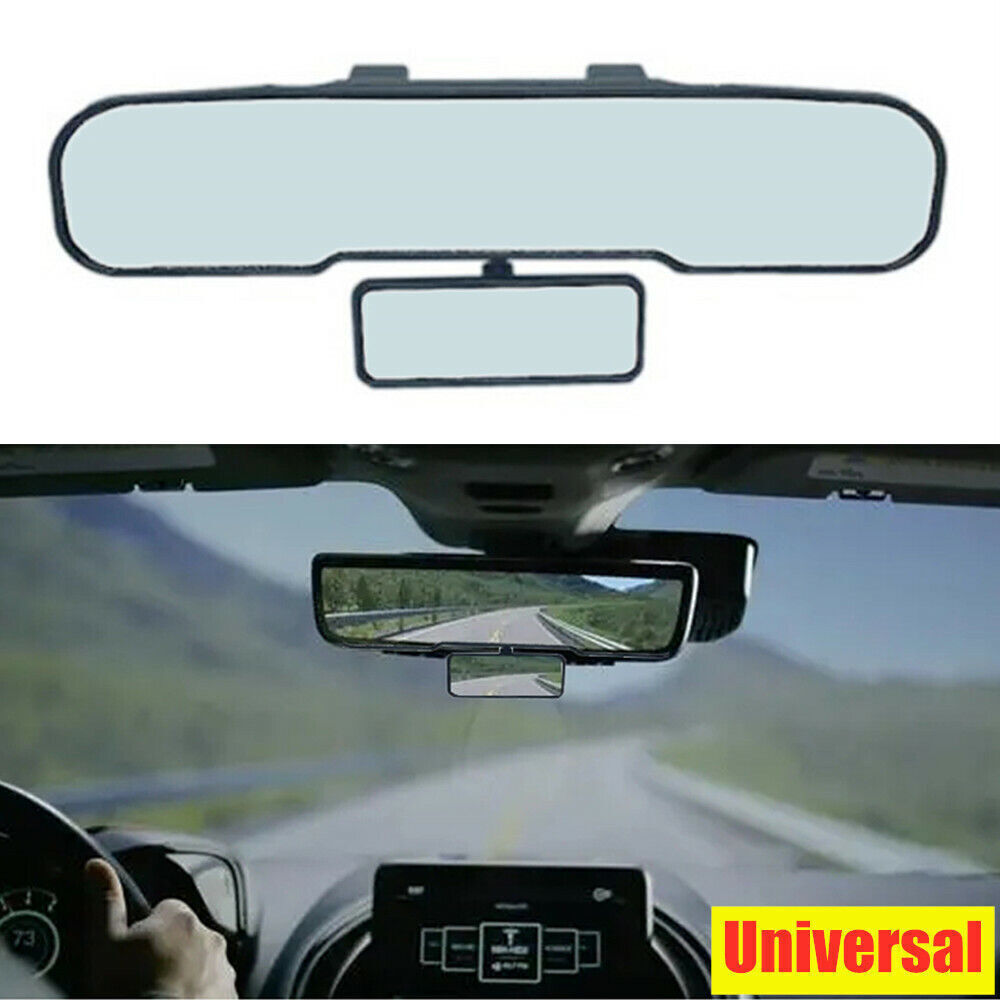 General Motors Truck SUV Wide Flat Interior Rearview Mirror with Blue