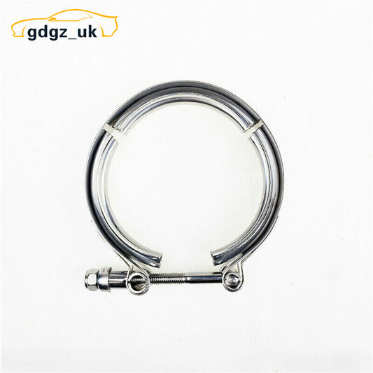 Turbo Exhaust Down Pipe Stainless V-Band V band Vband Quick Release Clamp 2.5''