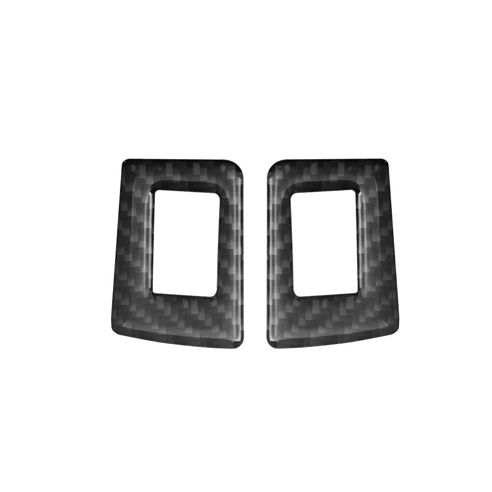 4X Carbon Fiber Window Regulator Panel Trim Type A for BMW X5 2000-2006