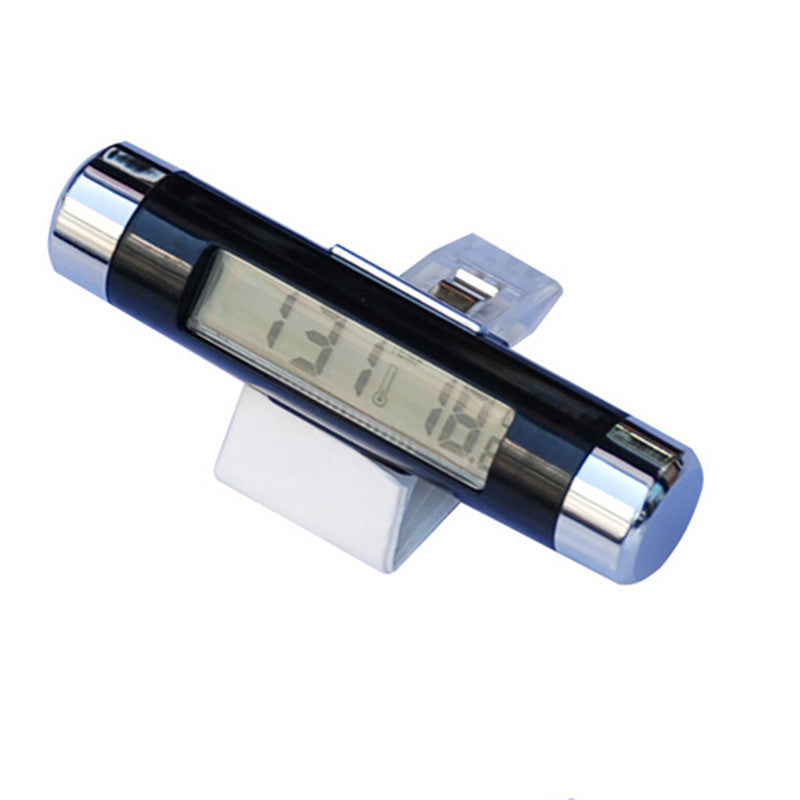 A/C Air Conditioner Vent Outlet Digital Clock Thermometer LED Back Light