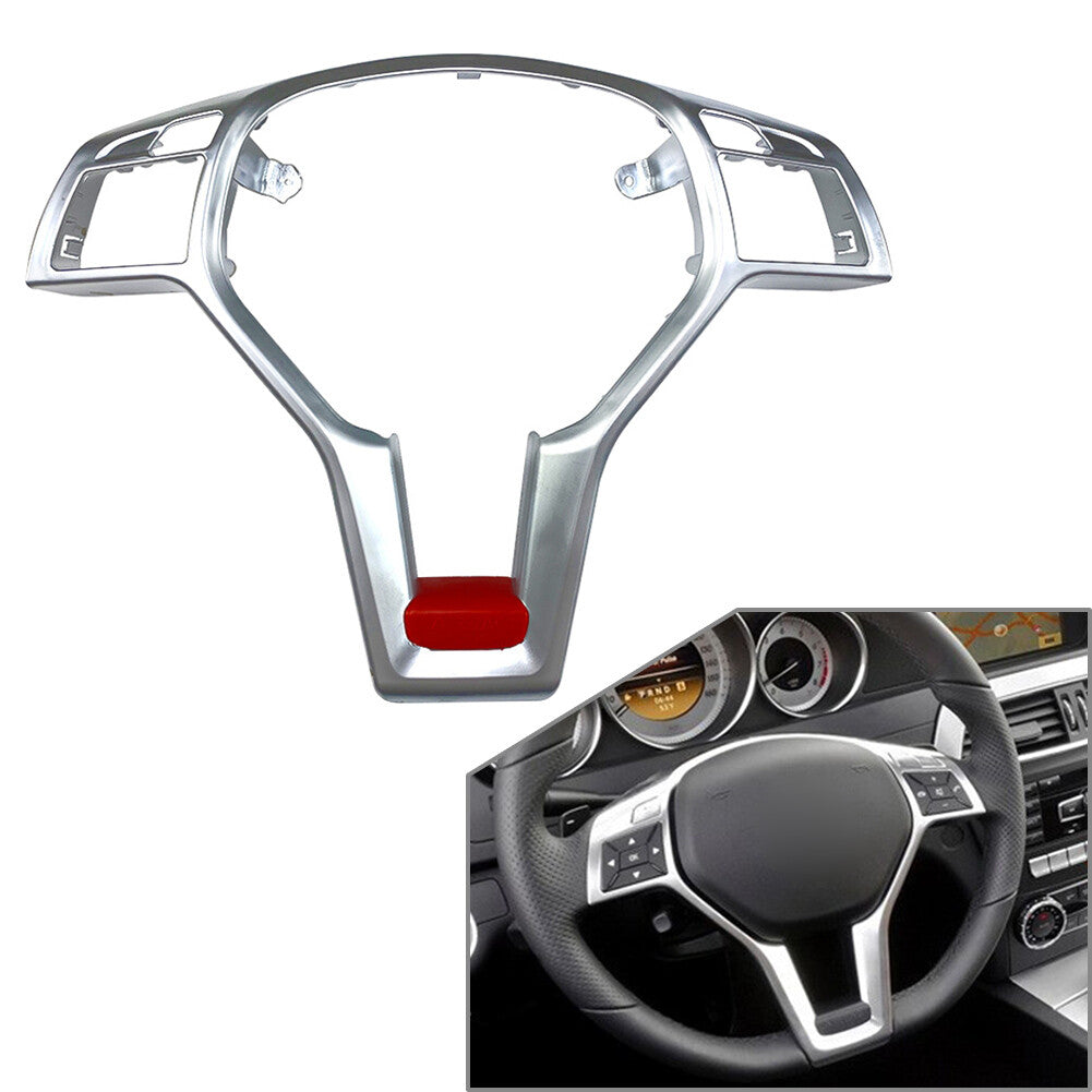 Lenkradeckung f¨¹r for Mercedes ACE SLK CLA CLS GLA Klasse Silber