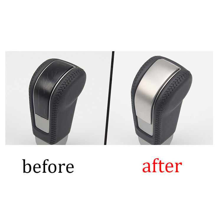 Titanium Silver Gear Shift Knob Decor Cover for Mitsubishi Pajero Montero 06-19
