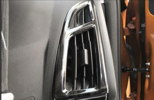 Black Titanium Side AC Air Outlet Vent Frame Trim 4X for Ford Focus 2012-2018