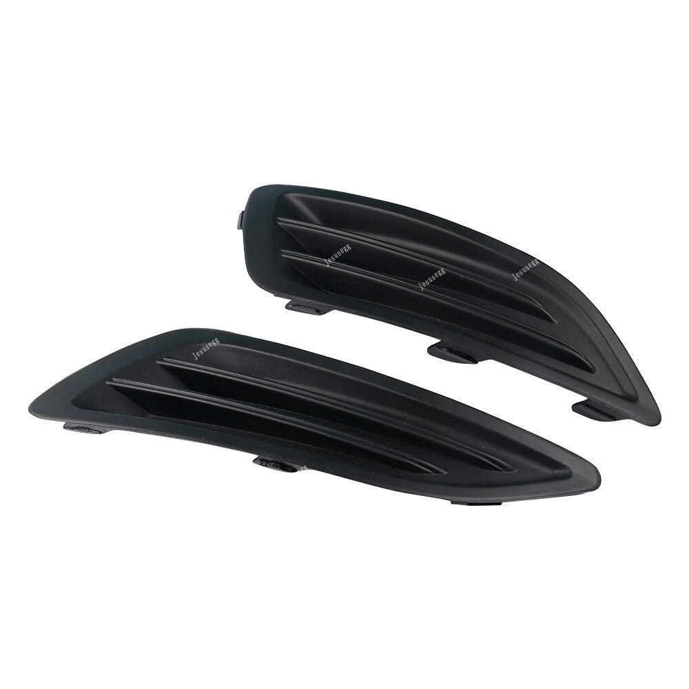 2Pcs Right Left Bumper Fog Light Cover Grille for Ford Fiesta 2013-2016
