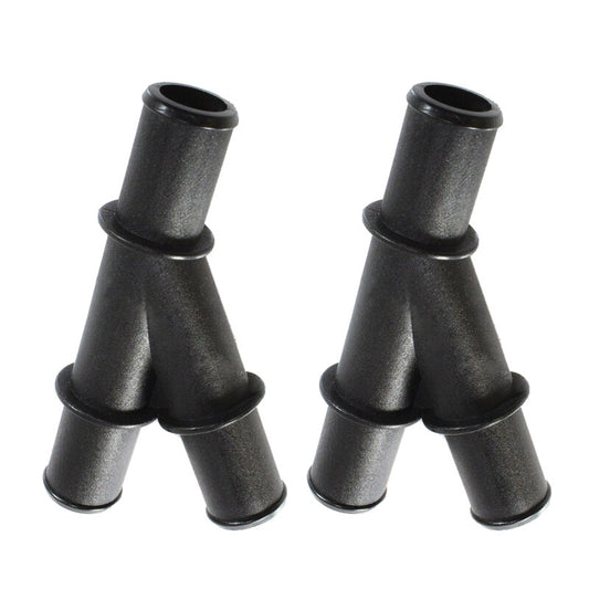 2x 3/4 x 3/4 x 3/4 20mm Y Heater 3 Way Water Hose Pipe Fitting Connector