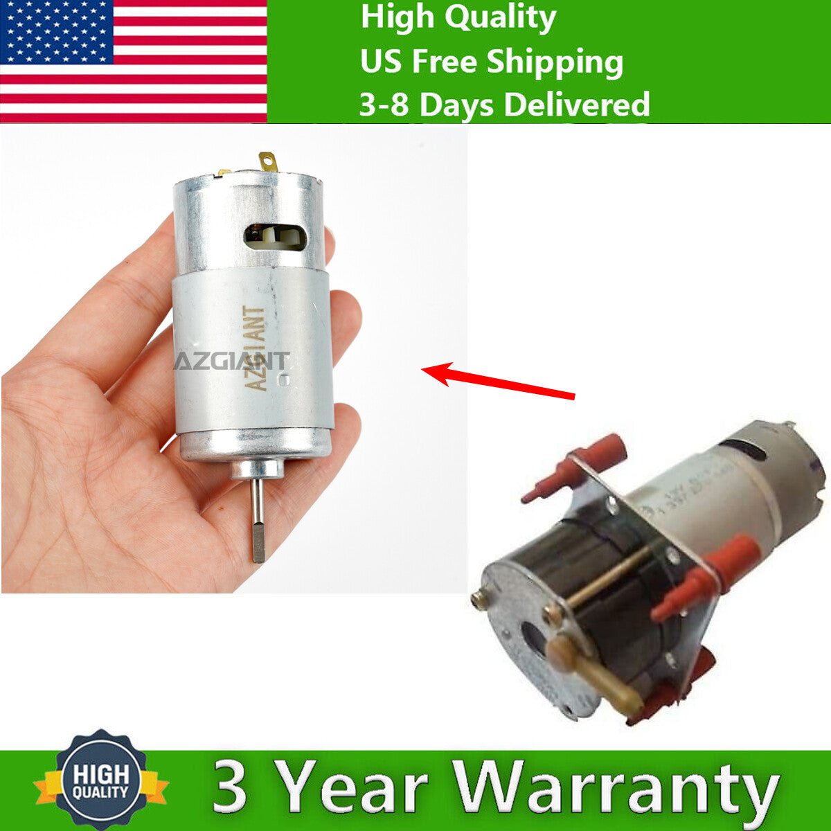 CENTRAL LOCKING VACUUM PUMP REPAIR MOTOR for Mercedes-Benz W202 W208 W210