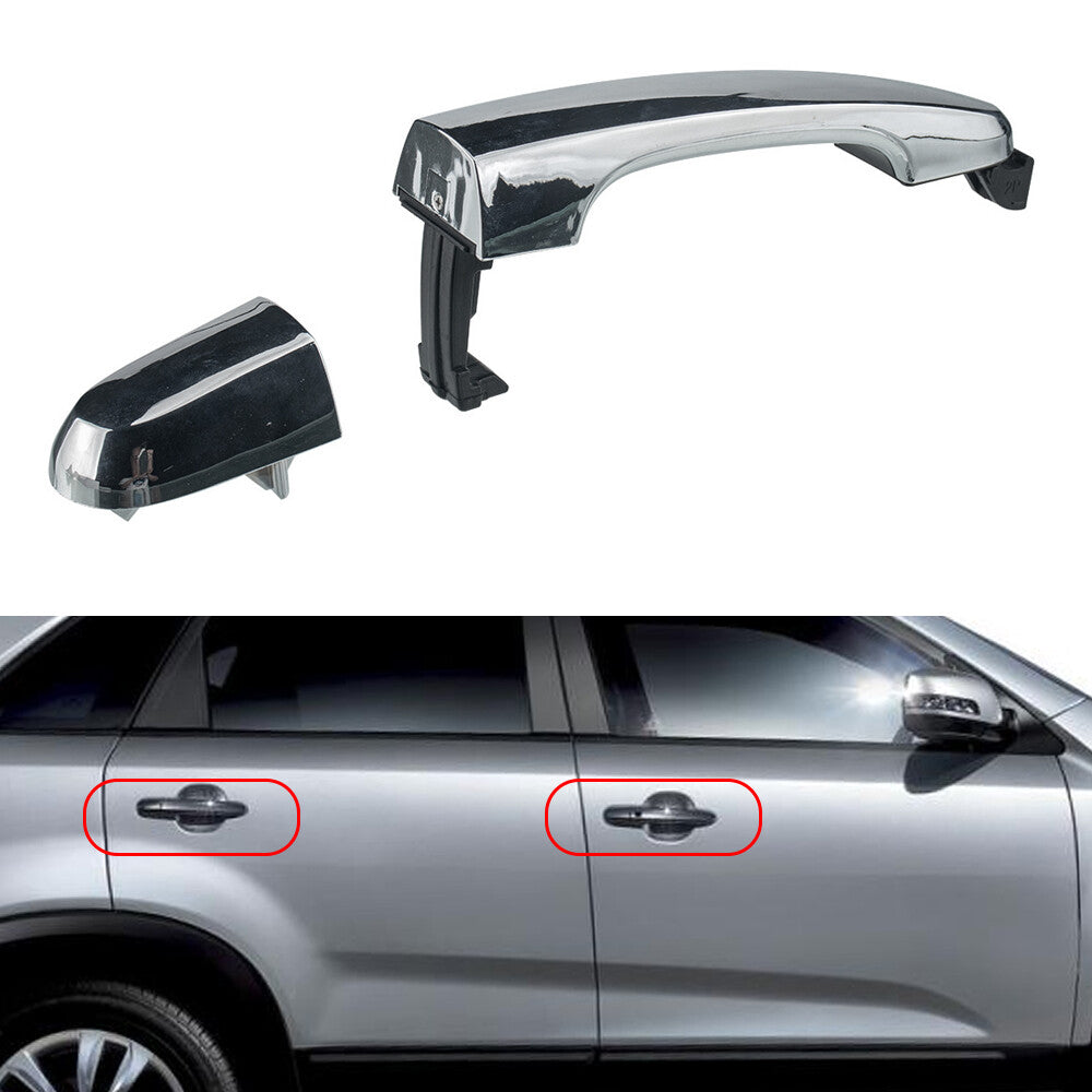1X Exterior Outside Door Handle Driver Passenger Side For 2011-2015 for Kia Sorento