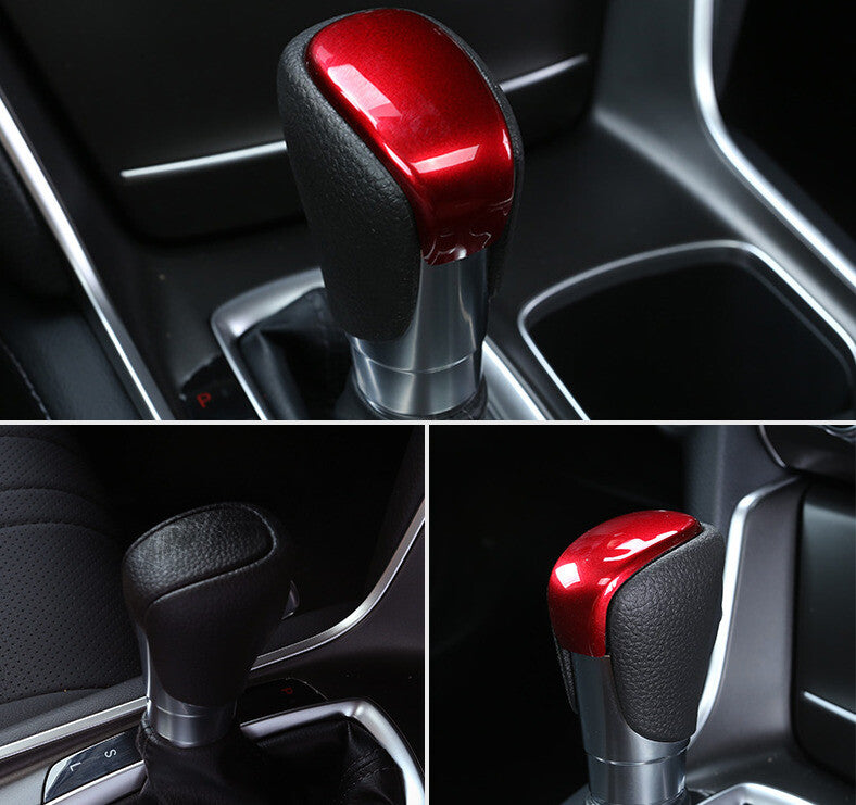 Gear Shift Knob Head Panel Cover Trim for Honda Accord 10th 2018-22 Bright Red