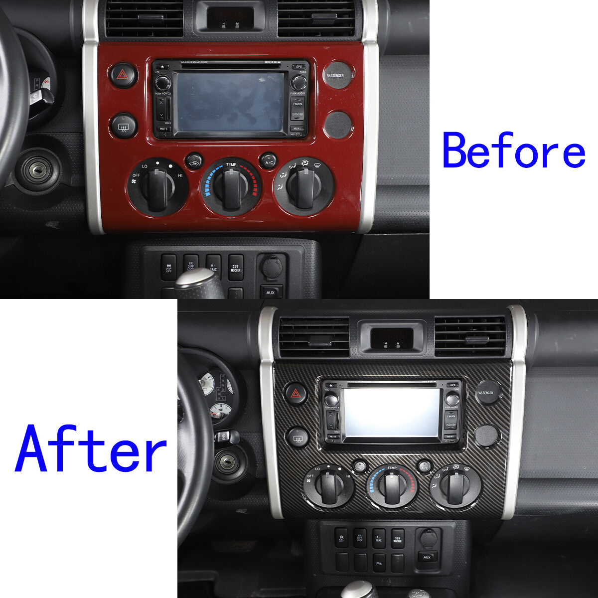 Black driver's side storage box trim for Ford Maverick 2022 - 2023