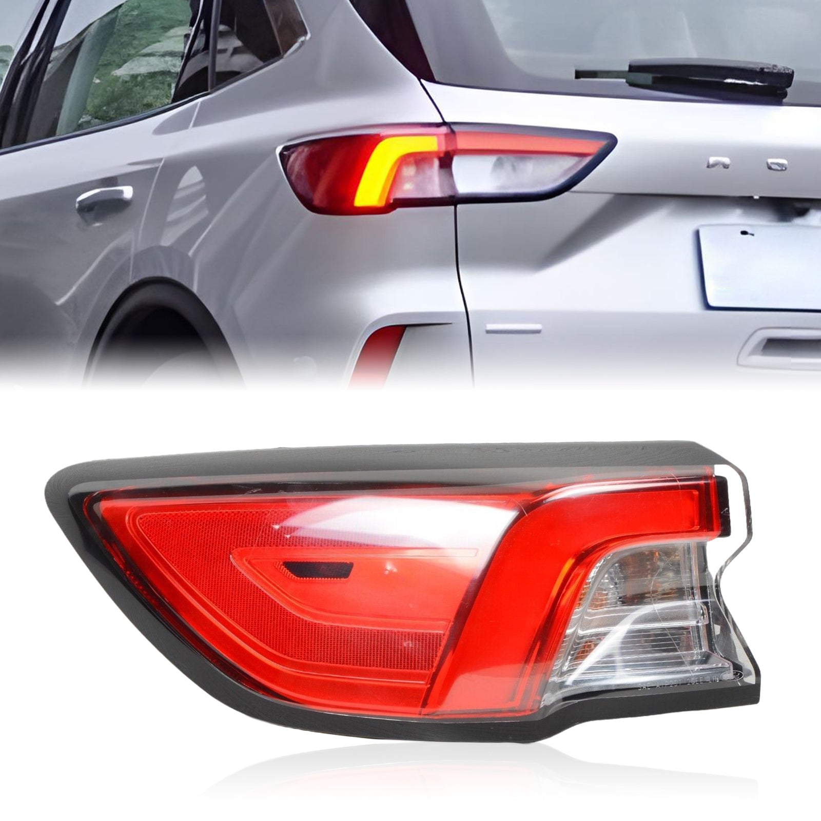 for Ford Escape 2020 2021 2022 Left Driver Outer Tail Light Assembly Brake Lamp