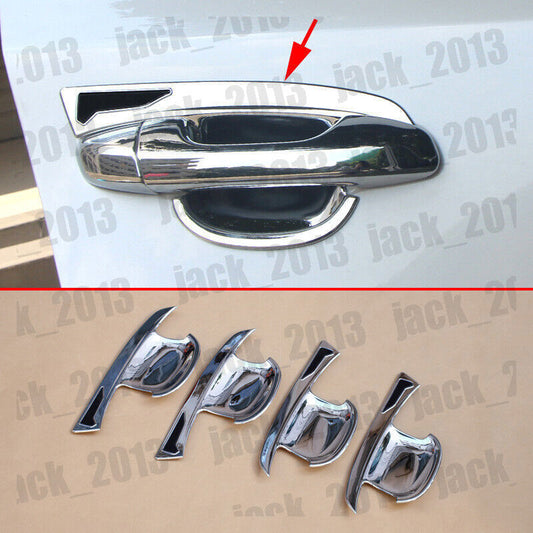 for Chevrolet TRAX 2014-2018 Chrome ABS Exterior Side Door Bowl Cover Trim 4PCS