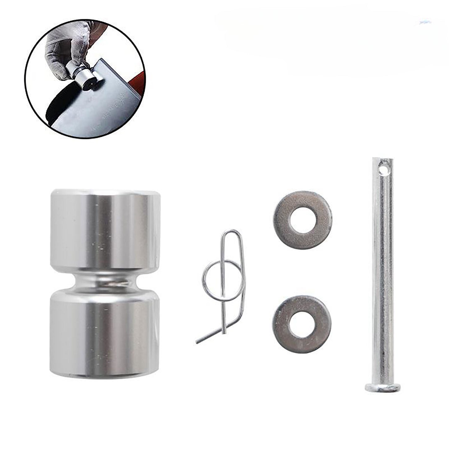 2pcs Aluminum Alloy Roller For Gorilla Lift Utility Trailer Tailgate Lift Assist