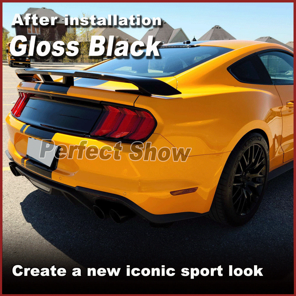 for Ford for Mustang Coupe 15-19 Gloss Black Rear Trunk Spoiler Racing Boot Wing Lip