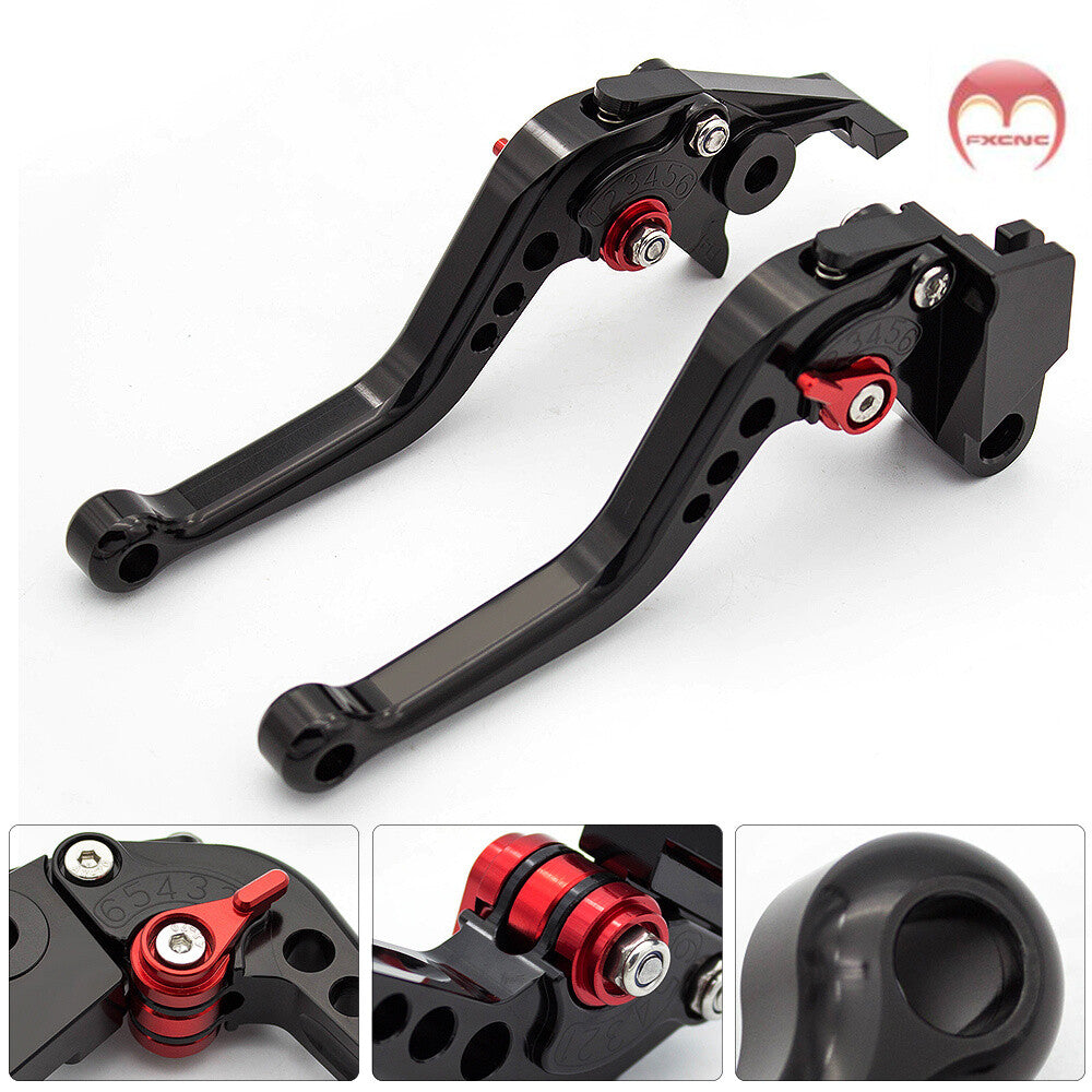 CNC brake clutch lever suitable for Honda Fury/VTX1300CX 2009 2010 2011-2018, adjustable.