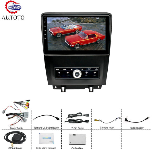 Fit for Ford for Mustang 2010-2014 10 32G Android Car Radio Stereo Carplay GPS Navi