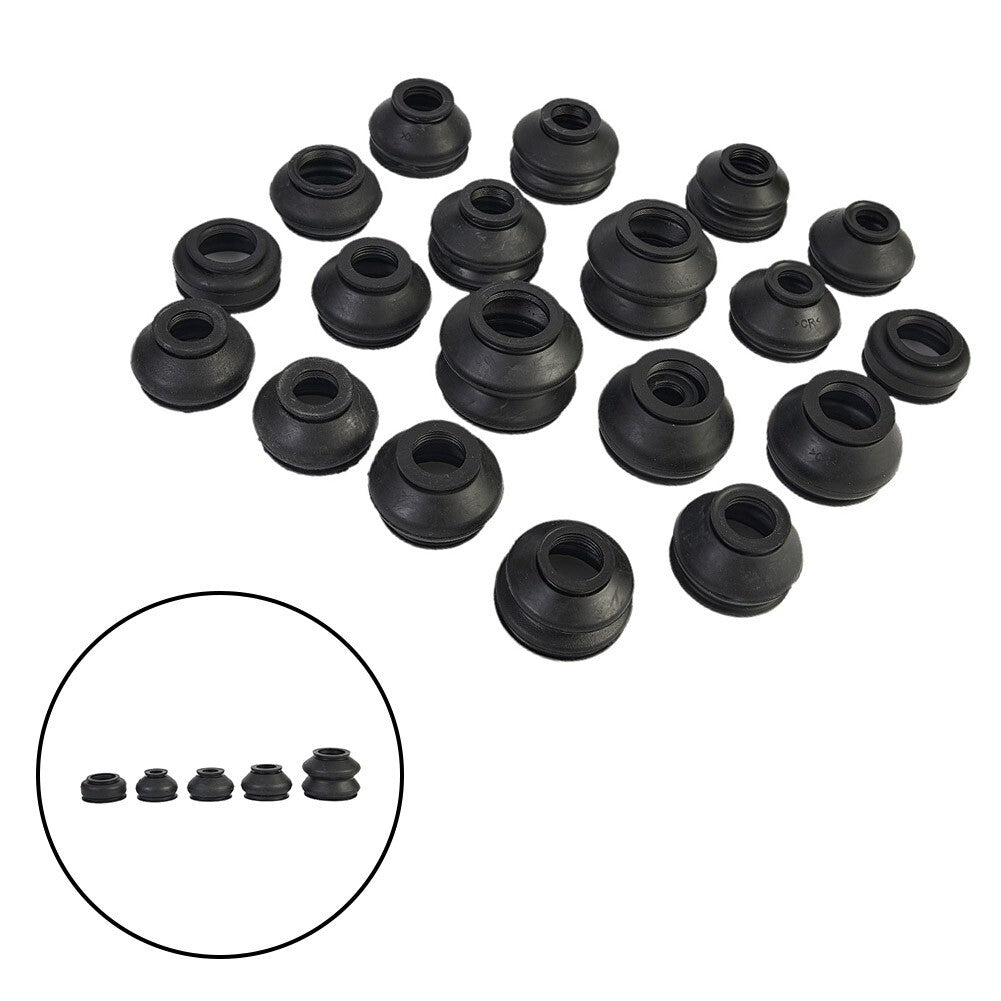 28Pcs Ball Joint Boot Suspension Steering Dust Cover Track Tie Rod Linkage Kit