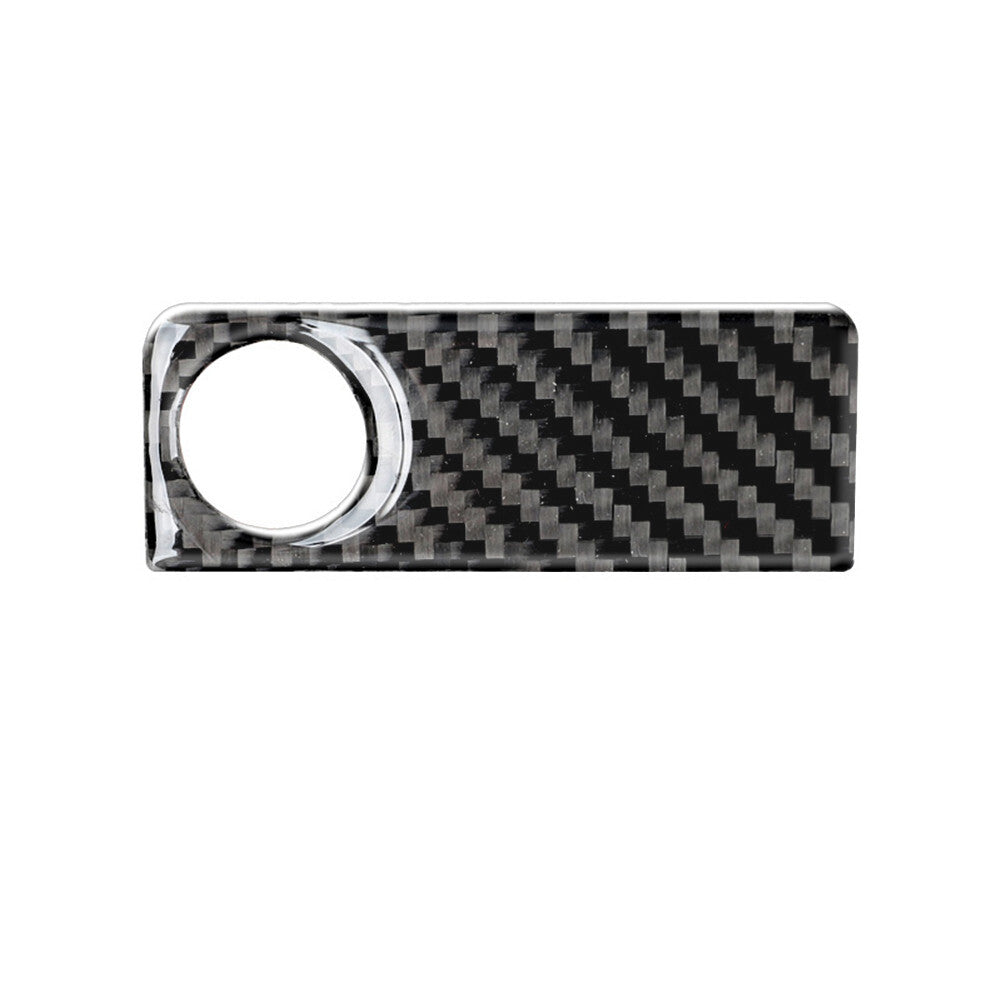 Carbon Fiber Passenger Glove Box Switch Cover Trim for Mazda CX-9 2010-2015