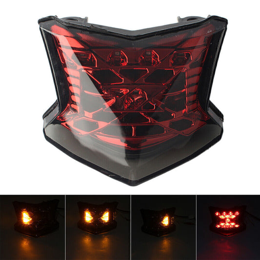 Rear Taillight Brake Turn Signal Lamp for Kawasaki Z900 / Z650 ABS 2017-2018 Red