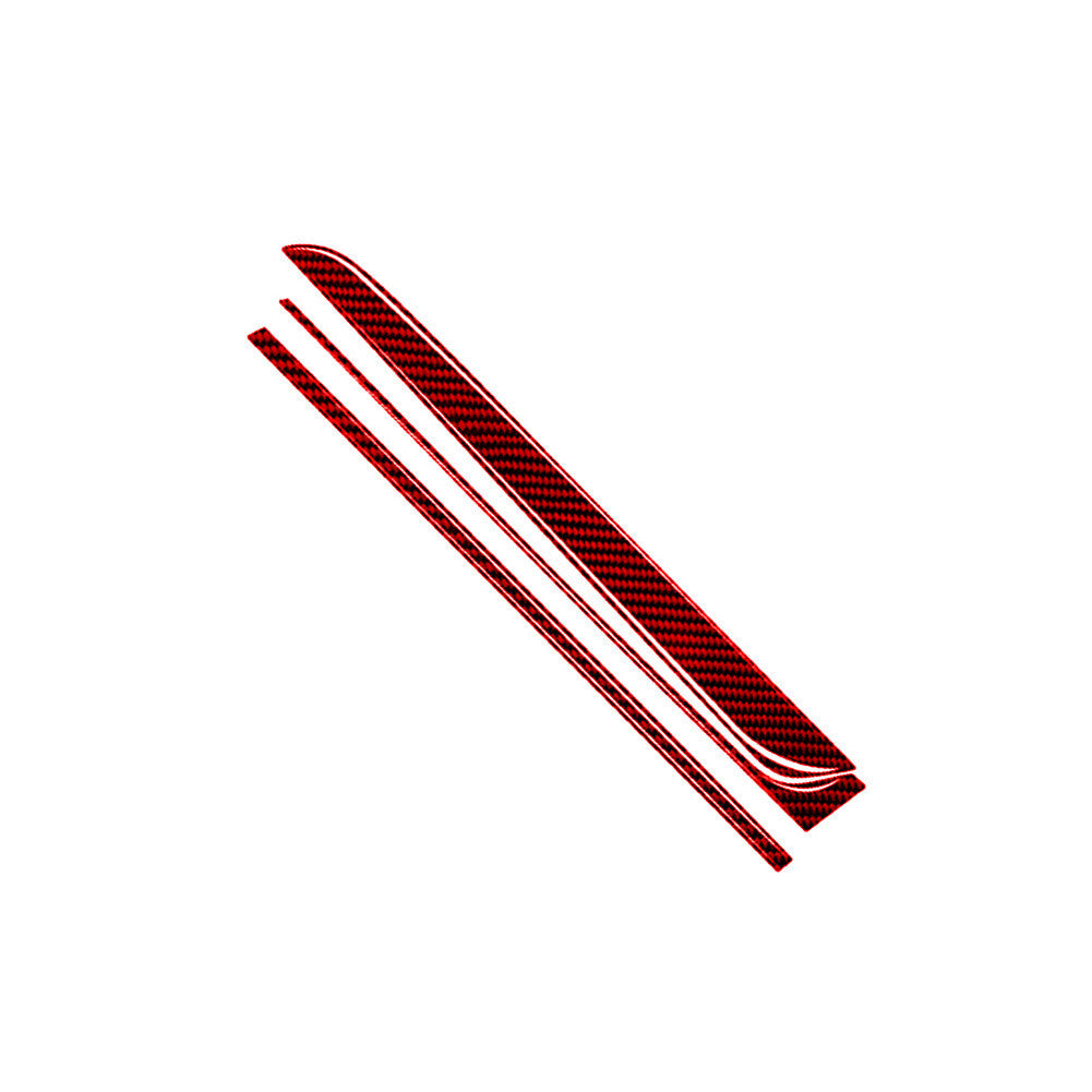 Red Carbon Fiber Passenger Dashboard Cover Trim for Subaru Outback Legacy 15-17