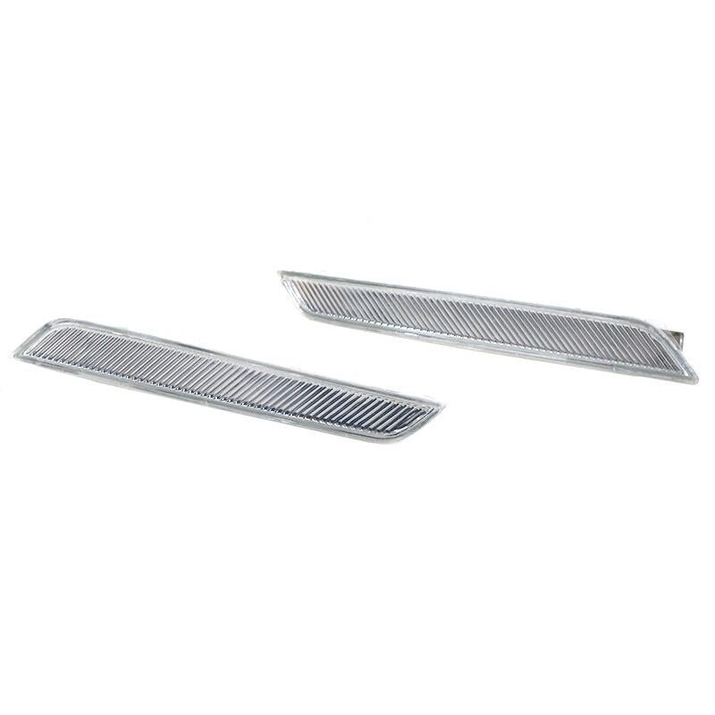 Pair for BMW X6 E71 E72 X5M 2008-2014 Front Bumper Side Marker Reflector Lights