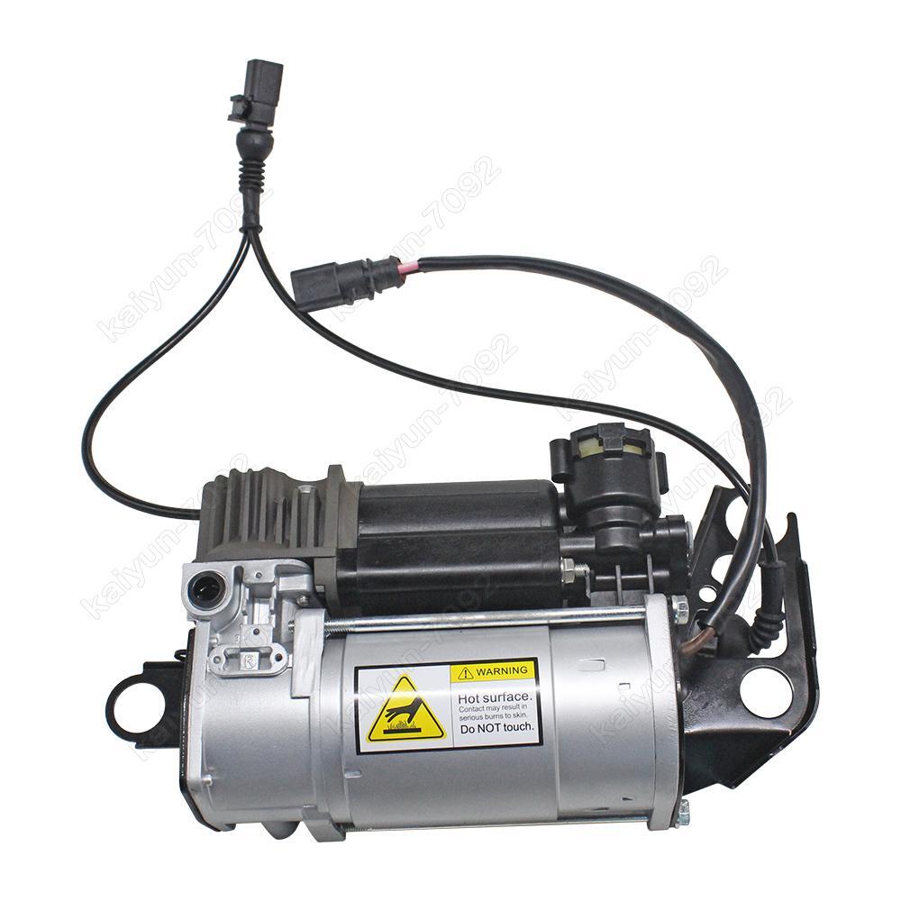 Air Suspension Compressor Pump W/ Solenoid Valve Block for Audi Q7 4L 4L0698007C