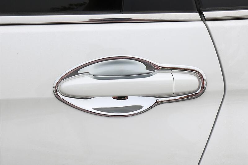 Chrome Car Outer Side Door Bowl Cover Trims ABS Fit for Honda CRV CR-V 2012-2016