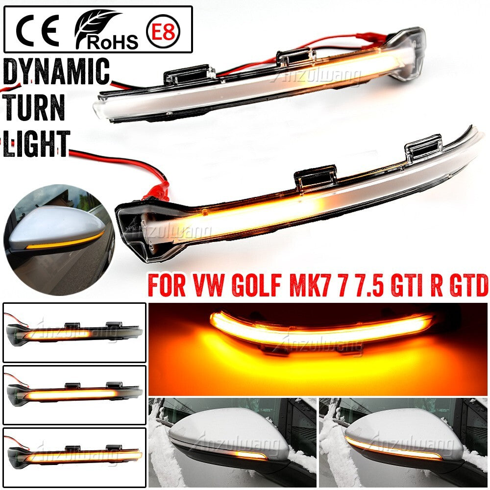Dynamic Turn Signal Light for VW for GOLF 7 Facelift R-line Sportsvan Touran L II