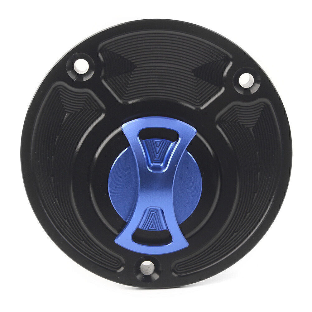Fuel Gas Tank Cap Cover for Yamaha R6 R1 FZ1 FZ6 VMAX MT01 FZ16 YZF R15 Blue