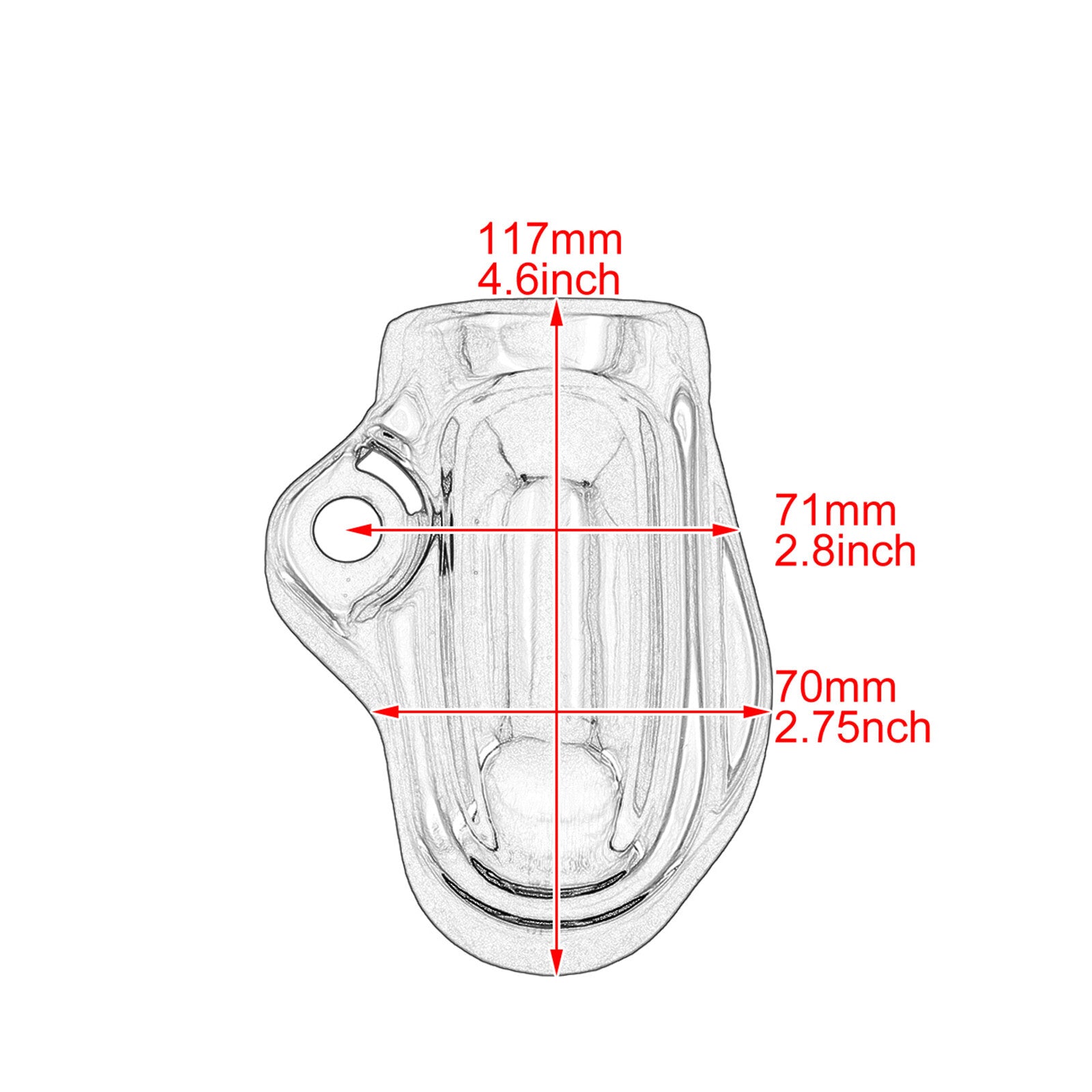 Chrome Bar  Shield Rear Axle Cover Fit for Harley VRSC V-Rod VRSCA 2002-2017