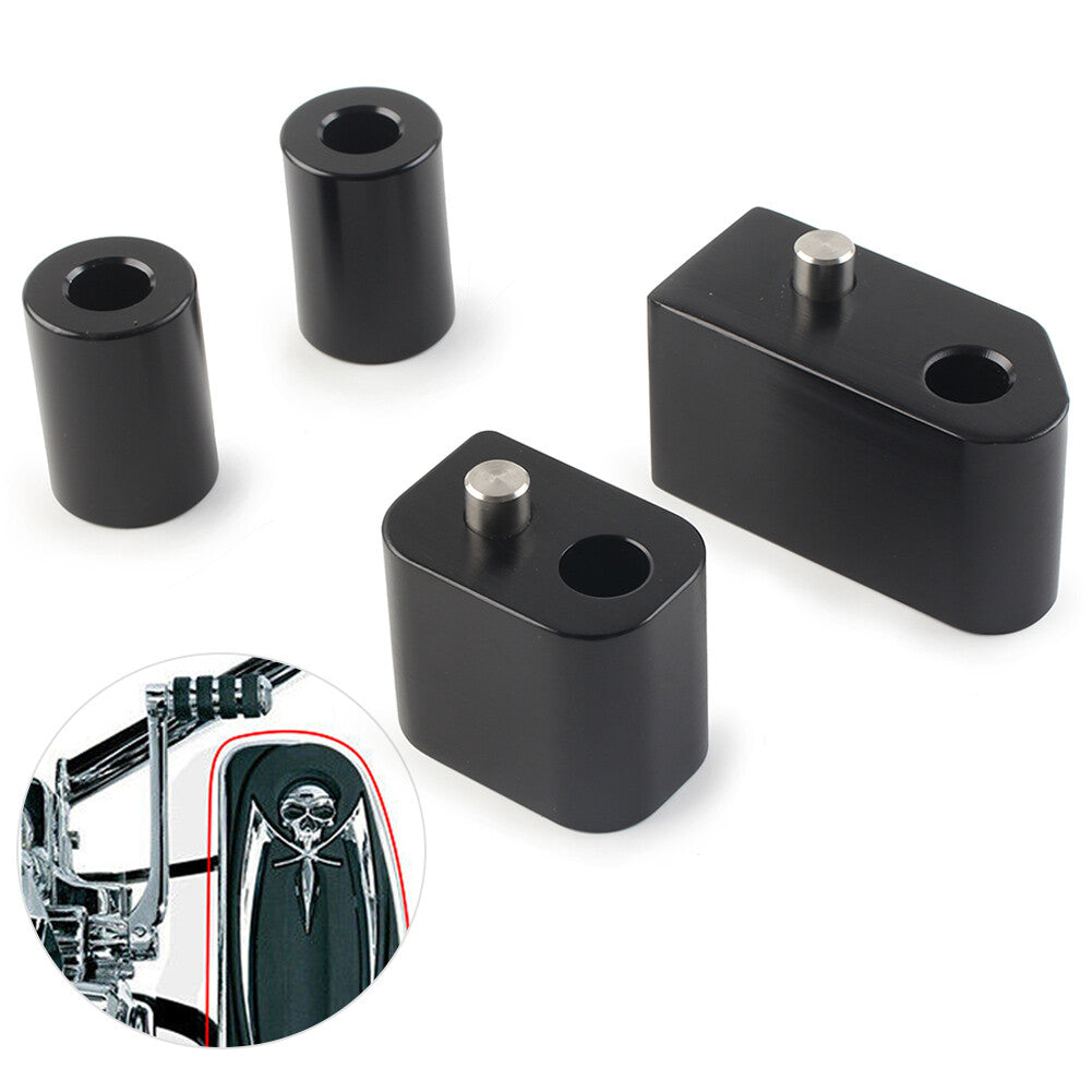 1-1/4 Driver Floorboard Spacer Extension Fit for Harley Street Tri Glide Black