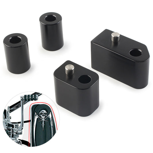 1-1/4 Driver Floorboard Spacer Extension Fit for Harley Street Tri Glide Black