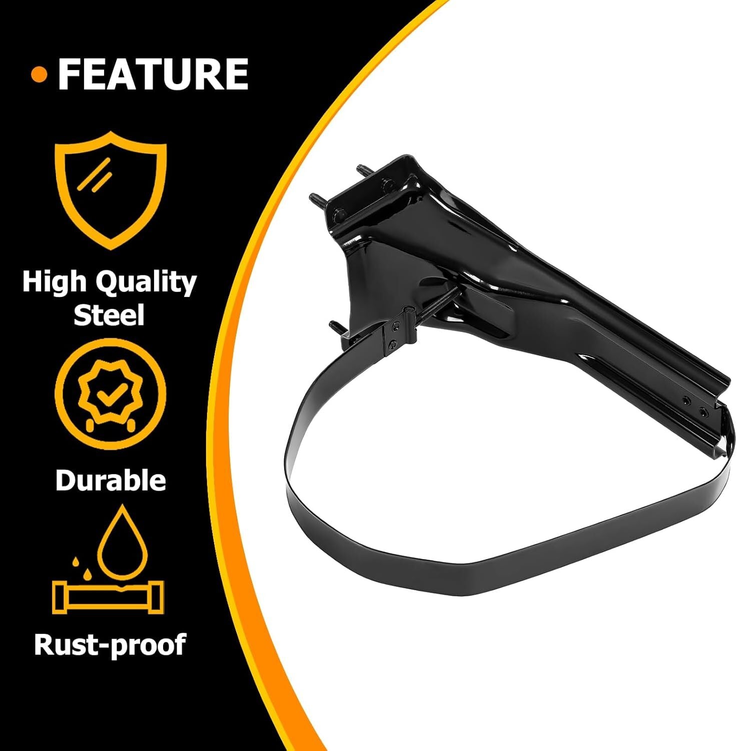 for Chevrolet C/K for GMC C/K 1500 2500 3500 1988-2000 w/ 6' Bed Fuel Tank Strap