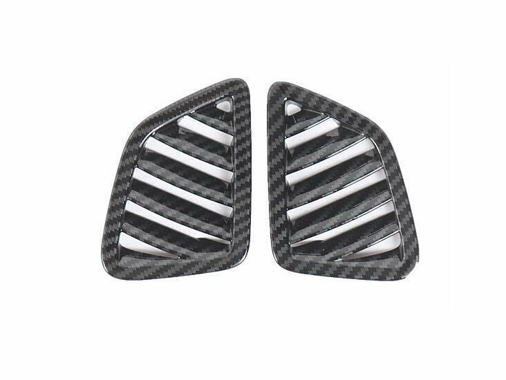 for Kia Carnival 2022-2023 Carbon Fiber Car Instrument LR Air Outlet Vent Trim