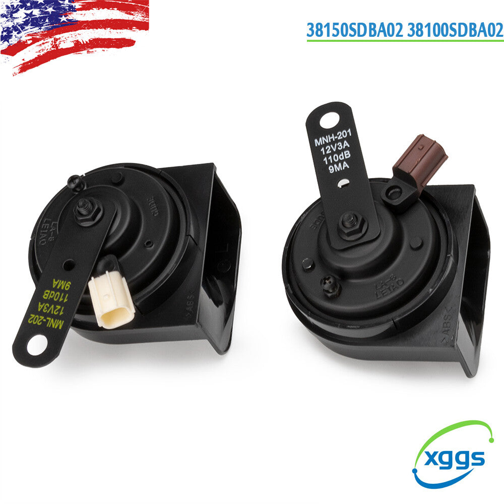 Set of 2 Horn for Honda Accord for Acura TSX / RL 38150SDBA02 38100SDBA02 LeftRight
